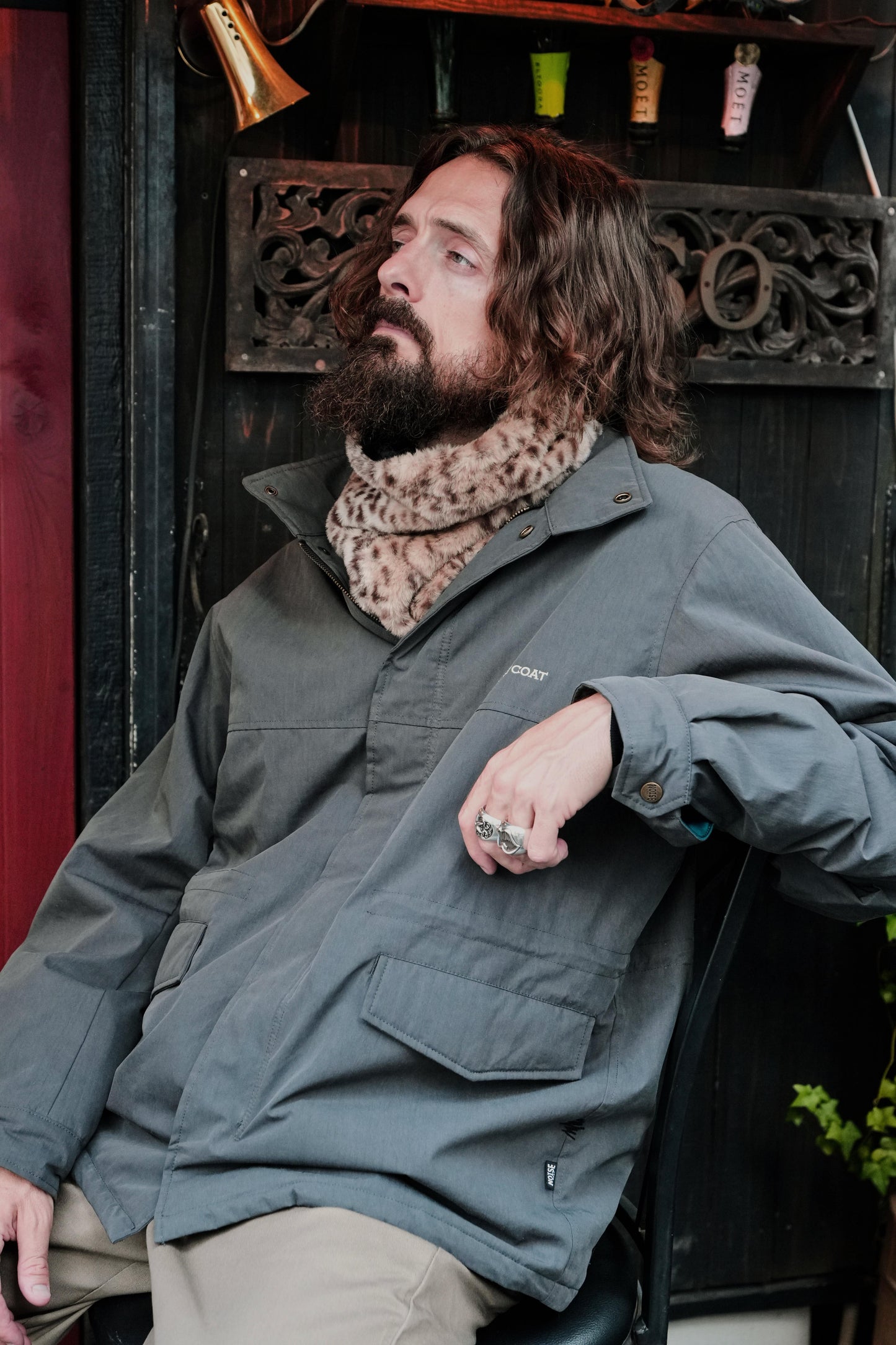STAND COLLAR JACKET