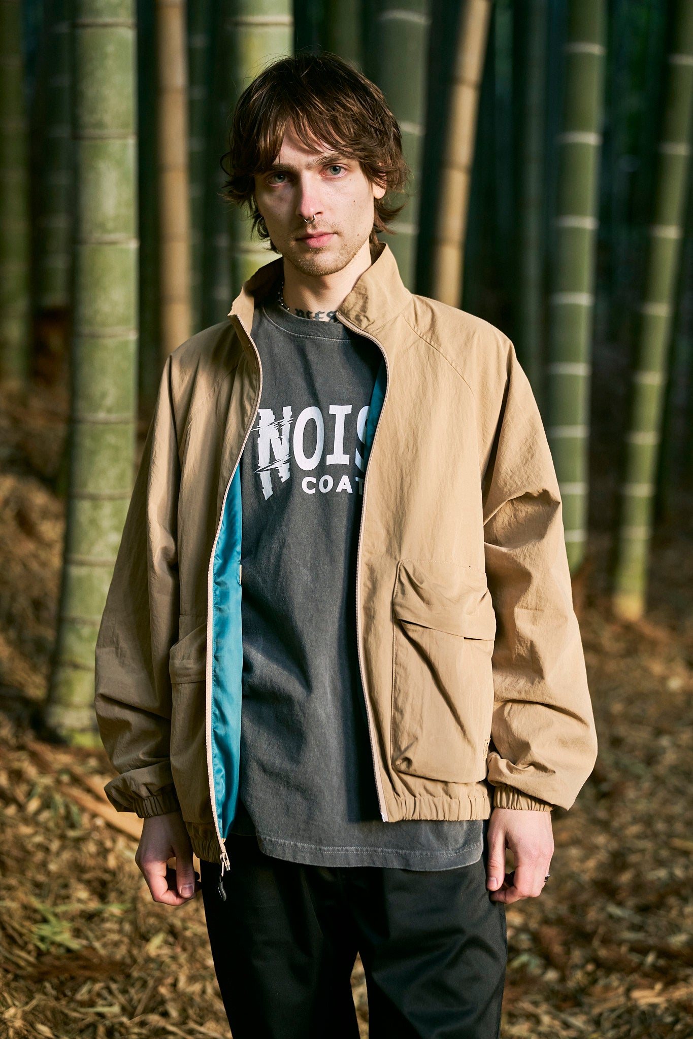 STAND COLLER JACKET