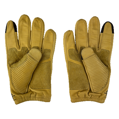 SHIRRING LEATHER GLOVE