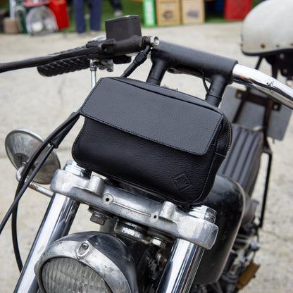 LEATHER HANDLE BAG