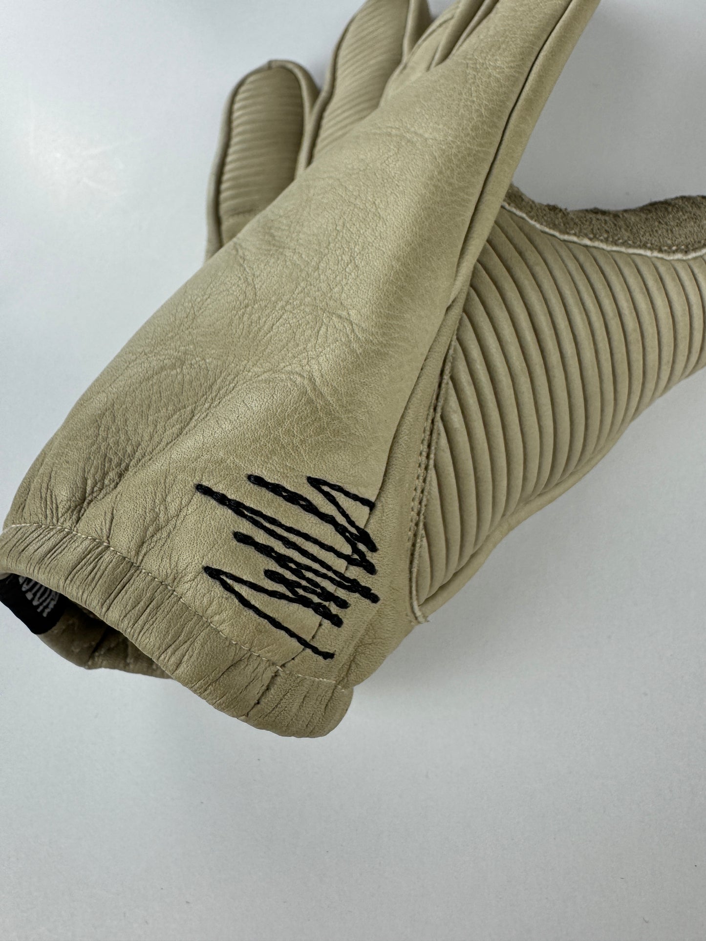 SHIRRING LEATHER GLOVE