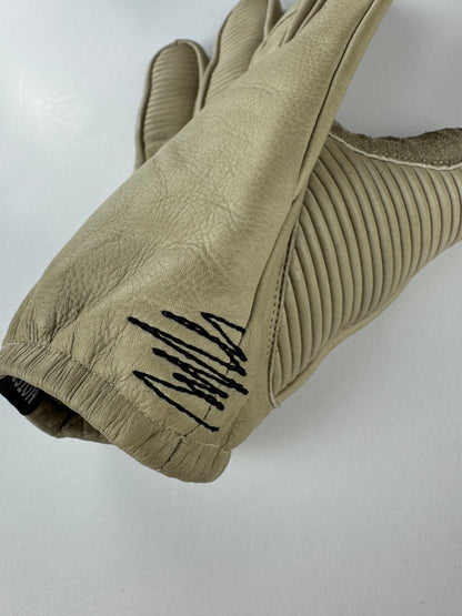SHIRRING LEATHER GLOVE