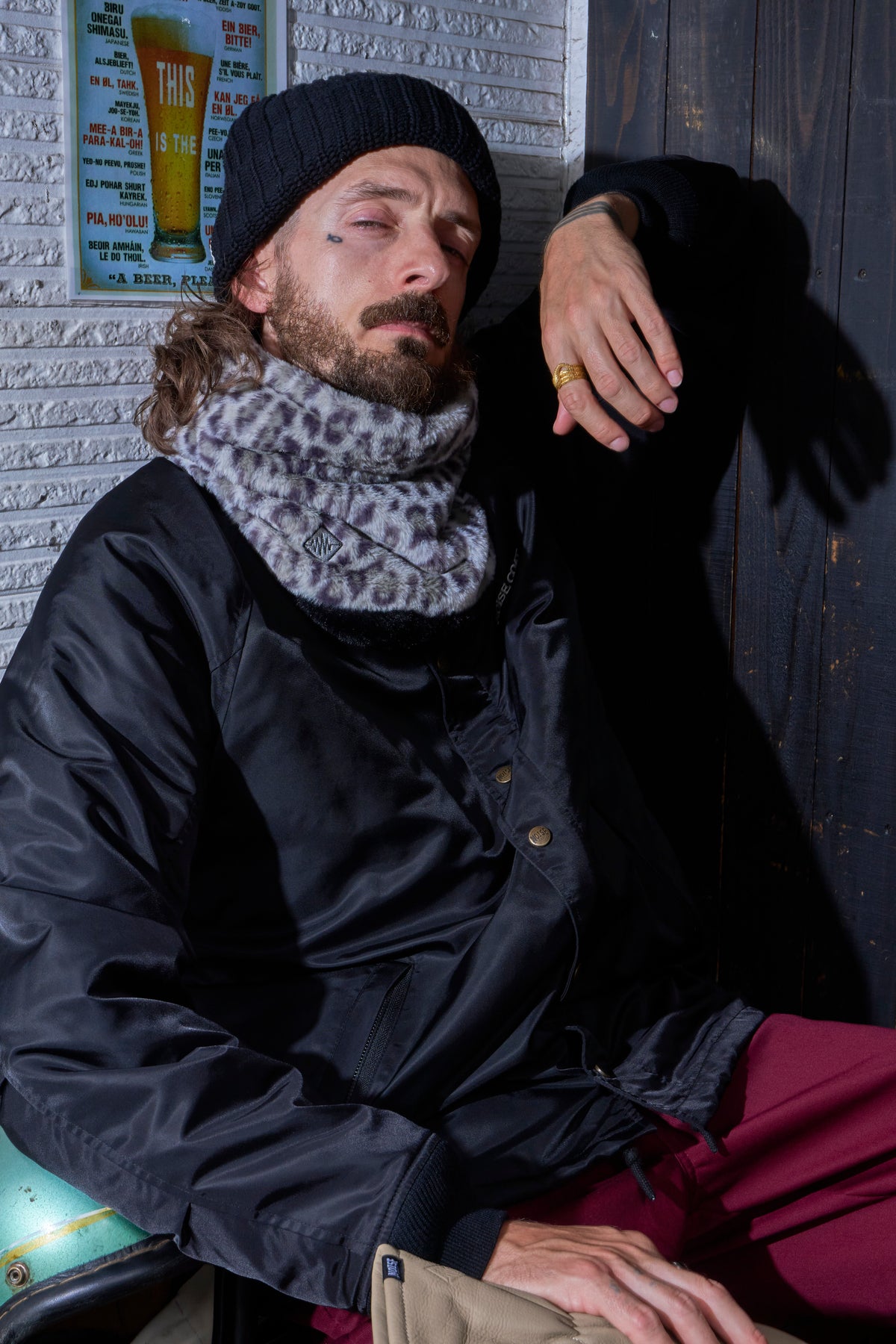 REVERSIBLE WINDPROOF NECK WARMER